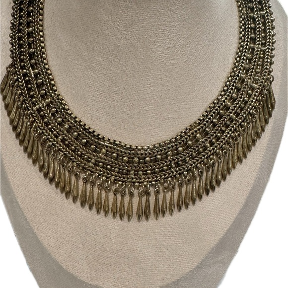 Shyanne Jewelry - SHYANNE- Gold Tone Women's Boheme Choker Necklace